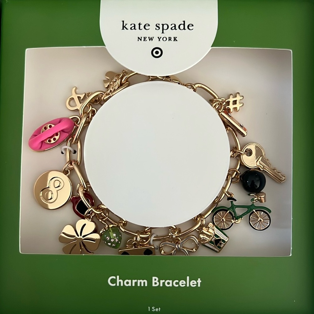Kate Spade x Target chunky charm bracelet